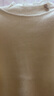 愛葵茵花邊蕾絲半高領(lǐng)打底衫女裝2025春秋洋氣高檔新款毛衣內(nèi)搭針織上衣 杏色 XL 【建議120-135斤】 曬單實(shí)拍圖