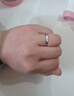 周六福（ZLF）  PT950鉑金戒指男女款情侶對戒活口戒指相伴一生單只 女戒 - 3.49g 13號 曬單實拍圖