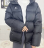 駱駝火山羽絨服1.0男女士鴨絨加厚情侶輕暖面包服秋冬款城市輕戶外 幻影黑，男女同款 2XL 曬單實(shí)拍圖