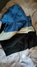 雪中飛【一衣三穿】兒童羽絨服三合一男童沖鋒衣女童拼接外套冬季加厚 藍色 160 曬單實拍圖