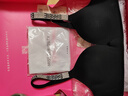 好奇蜜斯【芭比聯(lián)名】無鋼圈內(nèi)衣女小胸聚攏光面無痕文胸罩套裝性感情人節(jié) 新版黑松露單文胸 80B 曬單實(shí)拍圖