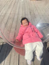 笛莎（DEESHA）童裝女童可愛裝飾羽絨服2024冬季新款女寶寶連帽三防長款羽絨服 草莓粉 140 曬單實(shí)拍圖