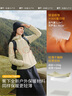 蕉下（beneunder）外套女氣絨連帽中暖輕量速熱保暖棉服機洗CL005輕煙咖L 曬單實(shí)拍圖