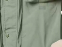 安踏（ANTA）【王一博同款】棉服保暖外套男女冬防潑水多口袋工裝上衣 暗宸綠-2 3XL (男190) 曬單實(shí)拍圖