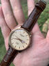 LONGAIES名牌    手表男士全自動(dòng)機械表防水真皮休閑商務(wù)男士手表適用 本色黑面收藏送皮帶 40mm 曬單實(shí)拍圖