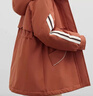 鴨鴨佟麗婭同款羽絨服女2024冬季新款連帽中長(cháng)款收腰顯瘦派克服外套 橘色 L 曬單實(shí)拍圖