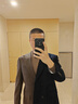 SKARO【320g法蘭絨】威爾士親王格西裝男士商務(wù)正裝西服套裝 淺咖SKG321A（兩件套） 52 碼上衣【西褲尺碼請(qǐng)備注】 曬單實(shí)拍圖