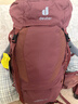 多特（Deuter）登山包 藍精靈女款3-5日輕量重裝戶(hù)外包 徒步探險旅行雙肩背包 紅嘴鷗紅色35+10SL 曬單實(shí)拍圖