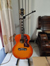 epiphone【官方直營(yíng)】易普鋒民謠木吉他 蜂鳥(niǎo) EJ-200單板電箱琴J-45全單 J-200 Studio 櫻桃紅漸變色 曬單實(shí)拍圖