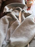 加拿大鵝（Canada Goose）Chilliwack 女士白標羊毛抓絨外套飛行員夾克大鵝外套 7102W1 99 米灰色 XL 曬單實拍圖