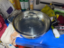 萊柏頓食品級不銹鋼大容量火鍋專(zhuān)用鍋湯鍋家用火鍋涮鍋電磁爐燃氣灶通用 316L鋼火鍋 34cm 曬單實(shí)拍圖