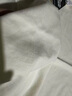 純白色500g重磅圓領(lǐng)涼感T恤純棉加厚情侶男女短袖大碼三本針半袖 白色-500g重磅 XL 建議150-170斤 曬單實拍圖