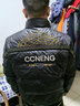 菲勒梵希高端羽絨服男士2024新款冬季輕奢潮牌刺繡保暖防寒服冬裝外套男裝 7127#黑色 XL 175(建議135-150斤） 曬單實(shí)拍圖
