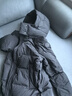 波司登（BOSIDENG）【反季】冬季羽絨服女款中長款脫卸帽加厚新國標90絨商場同款外套 黑色8056 XS 155/80A 體重約110以內(nèi) 曬單實拍圖