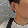 蔓笙十字架男士耳環(huán)潮流痞帥無耳洞耳夾免打孔夾不痛男款耳釘耳墜禮物 十字架耳夾【單只】 曬單實(shí)拍圖