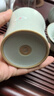 東道汝窯河南非遺2010年老東道功夫茶具配件茶葉罐密封儲存陶瓷擺件 如意茶葉罐（天青） 150ml 1個 曬單實(shí)拍圖