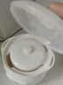 SPHE電燉鍋寶寶煮粥鍋嬰兒輔食鍋bb煲湯燕窩電燉盅隔水燉家用陶瓷 珍珠白【可預約保溫】 (適合1-2人) 1.5L 曬單實(shí)拍圖