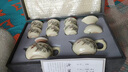 瀾春江米黃汝窯功夫茶具套裝陶瓷茶壺蓋碗茶杯茶盤家用喝茶輕奢高檔禮盒 米黃汝窯山盒雀上梅梢仿古壺 【高檔禮盒裝】 曬單實(shí)拍圖