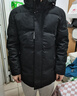 北極絨爸爸羽絨服中老年人男裝加厚立領(lǐng)大碼寬松保暖外套中年男士冬裝 黑色 XL (建議110-125斤) 曬單實(shí)拍圖
