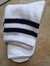 【條紋中筒襪】襪子女雙杠黑白灰簡(jiǎn)約春秋冬學(xué)院風(fēng)運動(dòng)配鯊魚(yú)褲 【2雙】隨機顏色 均碼 曬單實(shí)拍圖