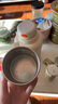 EATKM保溫壺杯大號大容量女生高顏值便攜式戶外熱水壺宿舍學(xué)生家用旅游 優(yōu)雅白1600ml約3斤水送背帶茶濾 曬單實拍圖