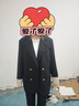 皮爾卡丹（pierre cardin）休閑西裝外套女早秋長(zhǎng)袖韓版女神范寬松氣質(zhì)春秋設(shè)計(jì)感炸街小西服 黑色 M 【100-110斤】 曬單實(shí)拍圖