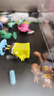 雷漫海綿寶寶手辦蟹老板盲盒派大星公仔章魚哥之家菠蘿屋玩具 8款海綿寶寶+兩屋 玩偶+展示盒 曬單實拍圖