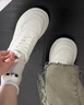 DAPHNE達芙妮增高小白鞋2026春季韓版新款潮厚底女鞋白色小個(gè)子百 白色 36 曬單實(shí)拍圖