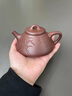 貝意品宜興純手工紫砂壺名家刻繪竹葉子冶石瓢壺功夫茶具泡茶壺 子治石瓢 200ml 曬單實(shí)拍圖