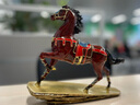 銅之祥馬到成功生肖銅馬擺件一馬當(dāng)先辦公室客廳工藝開業(yè)喬遷商務(wù)禮品 赤焰色【小號20*7*19】 曬單實拍圖