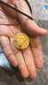 CRD克徠帝黃金吊墜八寶羅盤足金999吊墜古法空心兩面可戴送節(jié)日禮物 23g 曬單實拍圖