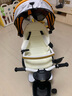 FULAIXIN【折疊、可躺】?jì)和嗆?chē)腳踏車(chē)寶寶兒童車(chē)輕便手推車(chē)雙向嬰兒車(chē) 折疊可躺+離合+鈦空輪 橙萌虎 曬單實(shí)拍圖