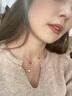 尚福鑫珠寶銀飾s925森系小清新蝴蝶項鏈純銀頸鏈女鎖骨鏈520送女友生日禮物 森系蝴蝶項鏈【全國七倉配送/不可刻字】 925銀 曬單實(shí)拍圖