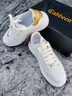 卡賓男鞋春季白色板鞋男士運動(dòng)休閑鞋靴厚底增高鞋透氣百搭潮流鞋子男 白金 41 曬單實(shí)拍圖