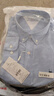 U.S. POLO ASSN.襯衫男春秋長(cháng)袖白色休閑外套純棉高端免燙抗皺寬松藍色男士襯衣 曬單實(shí)拍圖