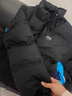 吉普棉服男女2024冬季新款立領(lǐng)保暖情侶款休閑百搭潮流厚款棉襖 黑色 XL 曬單實拍圖