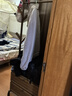 莫負時光掛衣架落地臥室家用帶儲物柜收納床邊晚上放衣服實木多功能衣帽架 【抽屜款】茶色丨50cm 曬單實拍圖