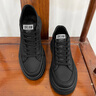 牧末（MUMO）品牌經(jīng)典板鞋男新款潮流百搭防臭真皮皮鞋男增高休閑運動(dòng)鞋子男 黑色 44 標準皮鞋尺碼 曬單實(shí)拍圖
