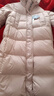 森馬（Semir）90%鴨絨羽絨服女長款寬松顯瘦冬季輕暖連帽外套防水109724113001 曬單實(shí)拍圖