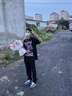 DGOV黑色登山?jīng)_鋒褲女2025新款秋季薄褲子春秋直筒寬松休閑工裝褲 黑色（zt） 常規(guī) M L (110-130斤/170-175c) 曬單實拍圖