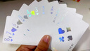 OUZEY高顏值花切撲克牌限量版小紅書抖音同款燙銀燙金耐用防水創(chuàng)意紙牌 【54張】鐳射撲克牌 牌尺寸（8.7*5.7cm） 曬單實拍圖