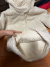 戴維貝拉（DAVE＆BELLA）女童外套休閑兒童棉服連帽小童上衣加厚寶寶衣服冬裝新款幼兒外衣 米色【現貨】 140 cm（建議身高130-140cm） 曬單實(shí)拍圖