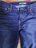 Levi's李維斯女士美式復古煙管褲休閑通勤簡(jiǎn)約隨搭藍色牛仔長(cháng)褲 中藍色 26 (27) 曬單實(shí)拍圖