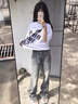 風(fēng)采兔 100%純棉重磅潮牌短袖T恤男女2025新款韓版寬松情侶半袖潮牌上衣 白色 M 曬單實(shí)拍圖