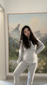 I-MUMMY哺乳服孕婦秋衣秋褲套裝恒溫抑菌哺乳套裝月子服家居服產(chǎn)后 薄暮灰 L碼【建議110-150斤】 曬單實(shí)拍圖