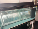 森森（SUNSUN）大型魚缸底過濾水族箱客廳家用落地玻璃生態(tài)金魚缸 【實時溫顯+燈控】經典黑 1.5米長35cm寬 曬單實拍圖