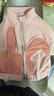 戴維貝拉（DAVE＆BELLA）童裝兒童外套女寶寶搖粒絨上衣男童衣服小孩外衣春秋新款幼兒服裝 橘粉【現(xiàn)貨】 90 cm（建議身高80-90cm） 曬單實(shí)拍圖