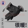 TUTORGOOSE2025新款時(shí)尚百搭手套男士冬季款加絨加厚保暖騎行防寒防風(fēng)手套 黑色 均碼 曬單實(shí)拍圖