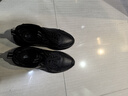 赫尼保羅運動(dòng)鞋男款高檔真皮牛皮百搭休閑老爹鞋冬季加絨百搭男士運動(dòng)皮鞋 黑色皮面款2331 41 (255mm) 皮鞋碼 曬單實(shí)拍圖