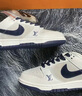 CLENIKEEDAIR NIKE 莆田純原莆田男女百搭Louis Vuitton Trainer Sneaker 深藍紅 41 曬單實(shí)拍圖